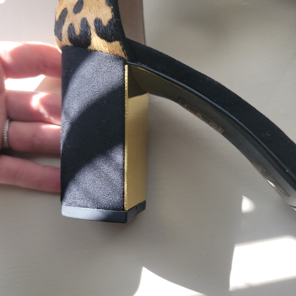 J.Renee, Leopard Ankle Strap Sandal, 81/2W - Picture 2 of 4